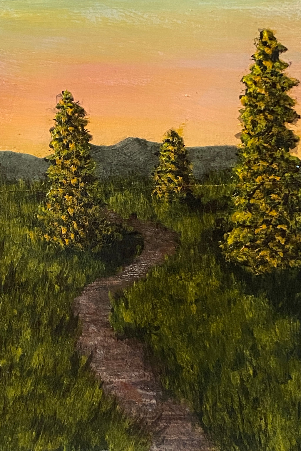 Morning in the Meadow - Original ACEO Art Card