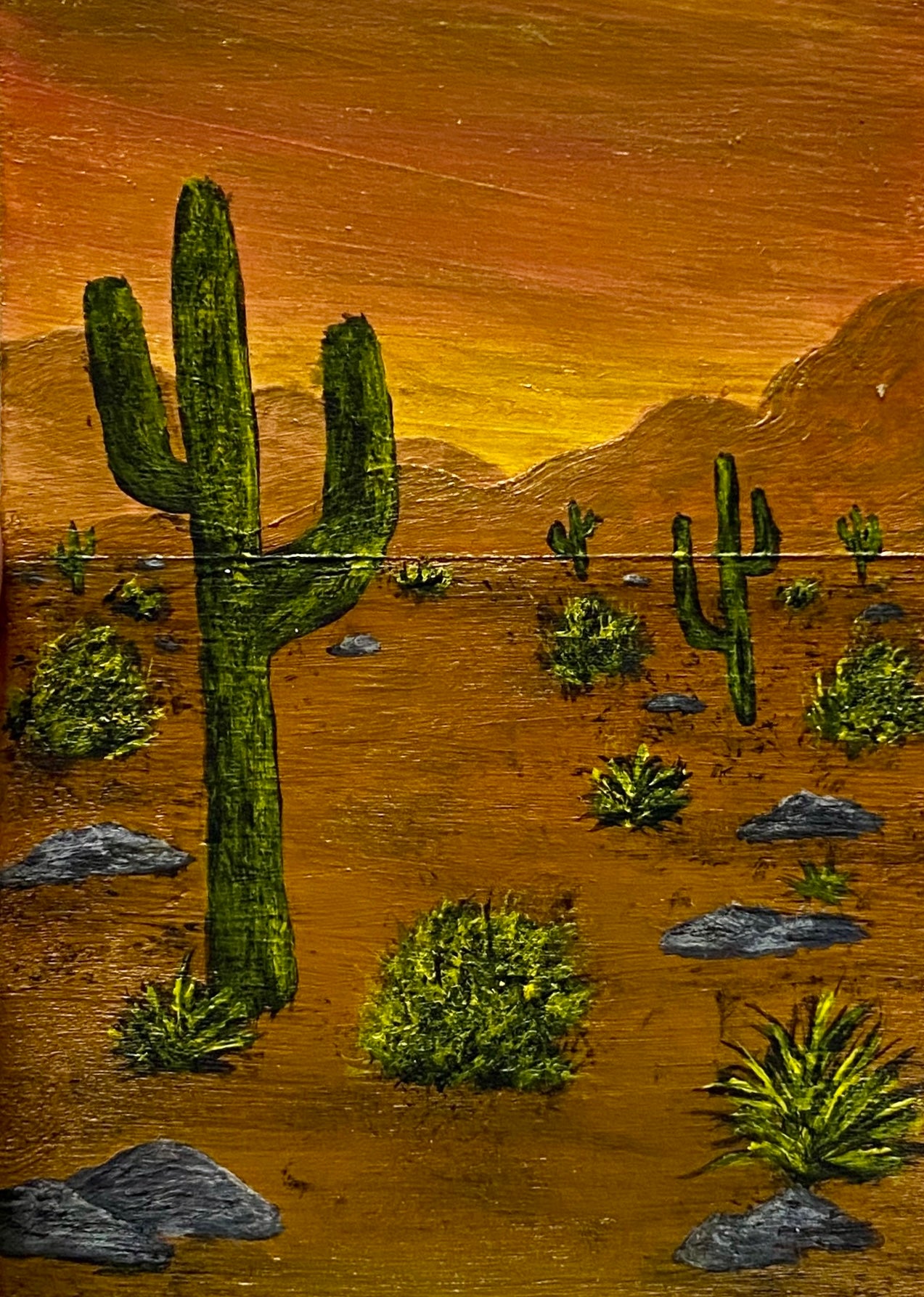Hymn of the Searing Sky - Original ACEO Art Card