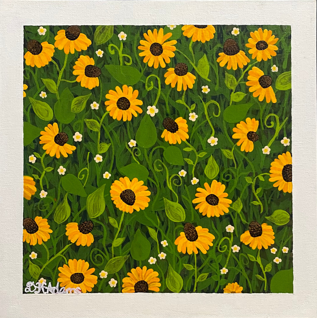 Lazy Susans - Original Acrylic Painting