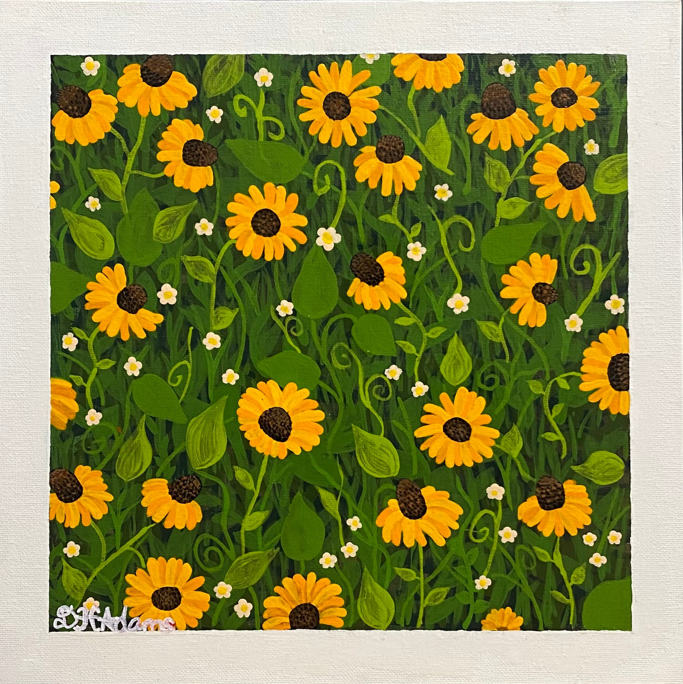 Lazy Susans - Original Acrylic Painting