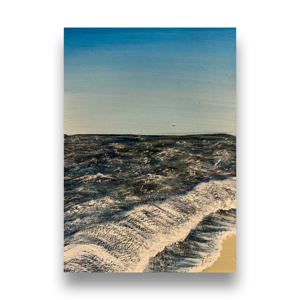 Weight of the Water - Original ACEO Art Card