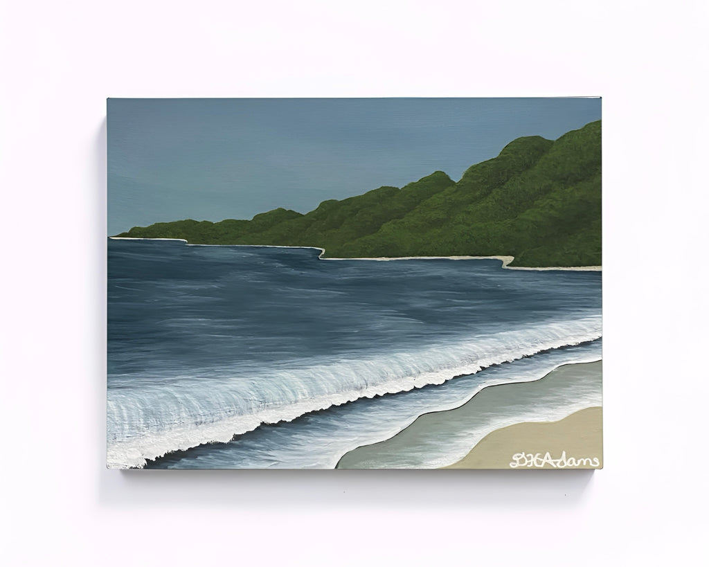 The Shore That Keeps Secrets - Original Acrylic Painting