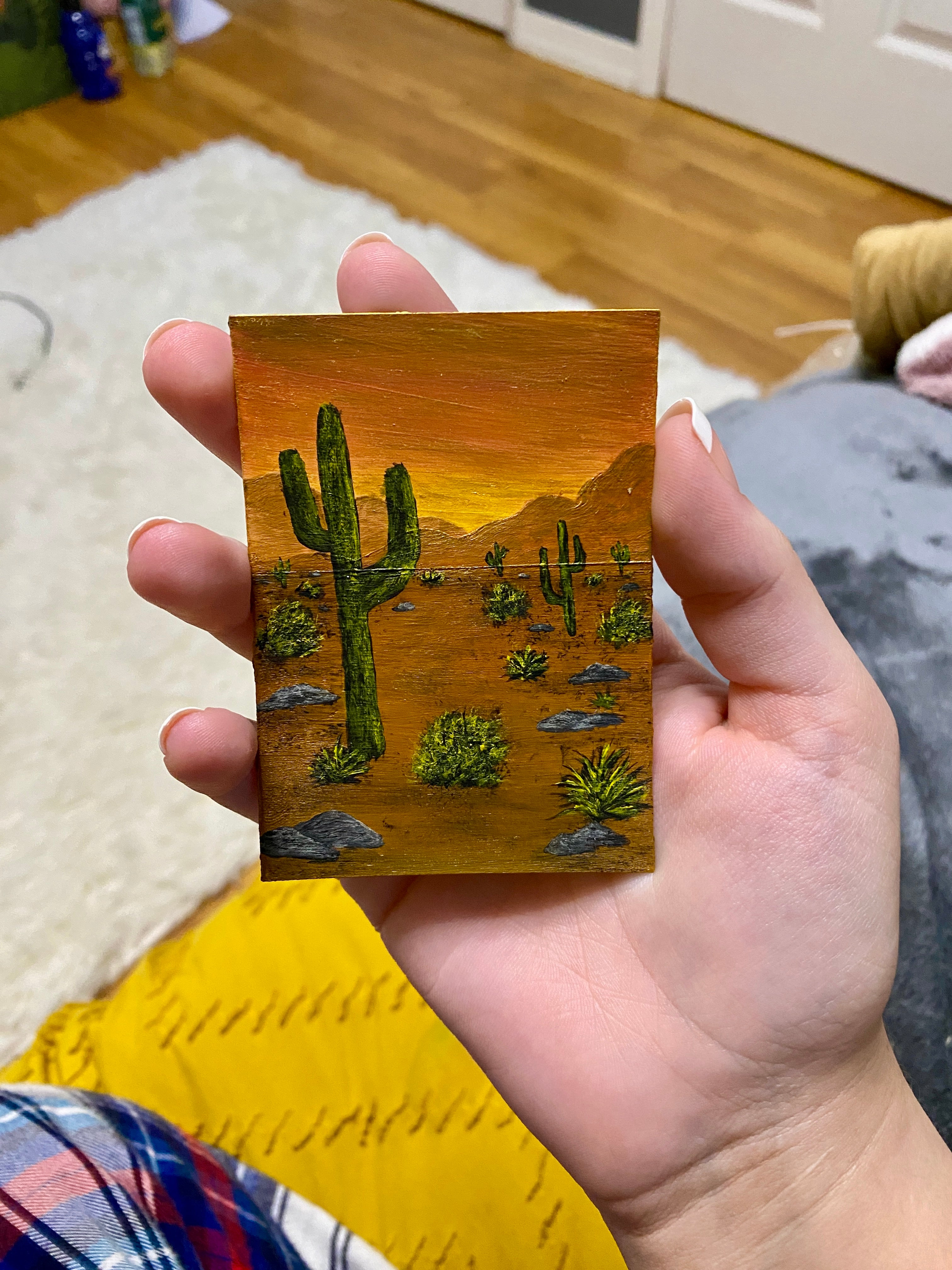 Hymn of the Searing Sky - Original ACEO Art Card