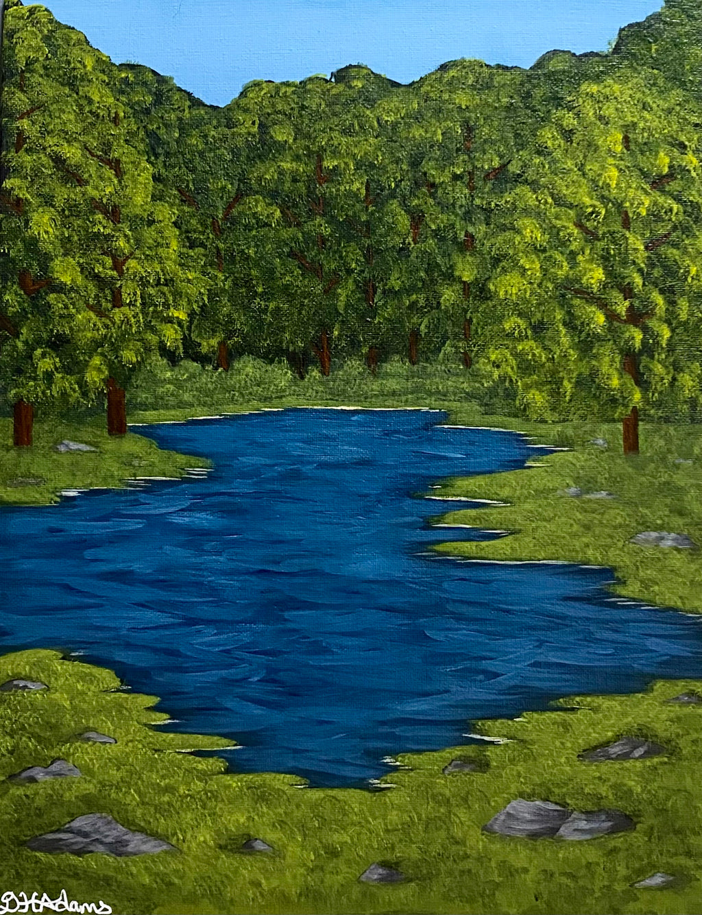 August Afternoon - Original Acrylic Painting