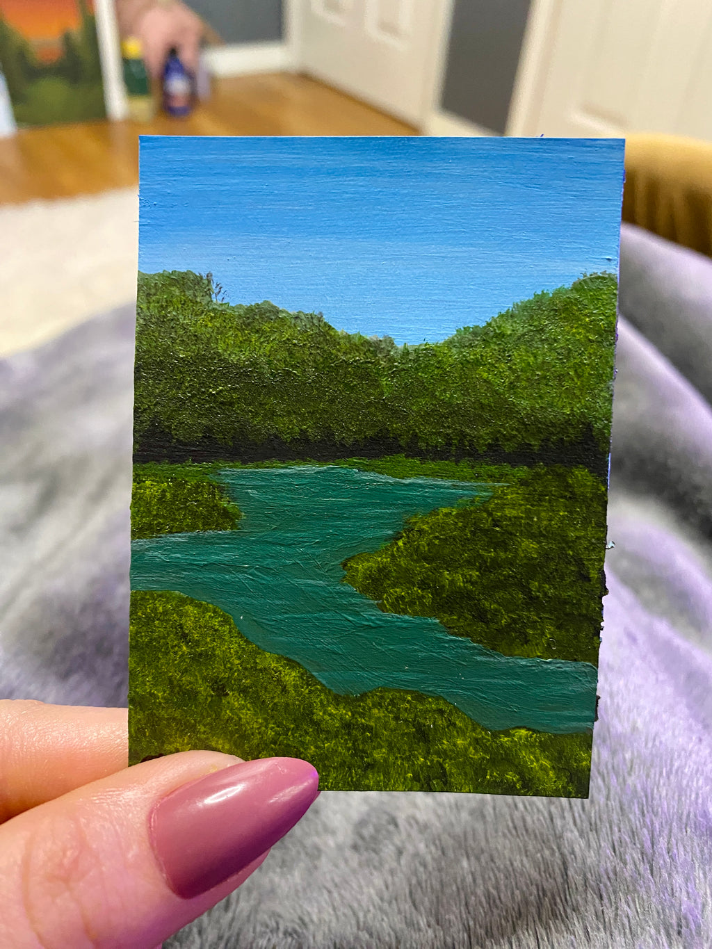 A Small Place to Breathe - Original ACEO Art Card