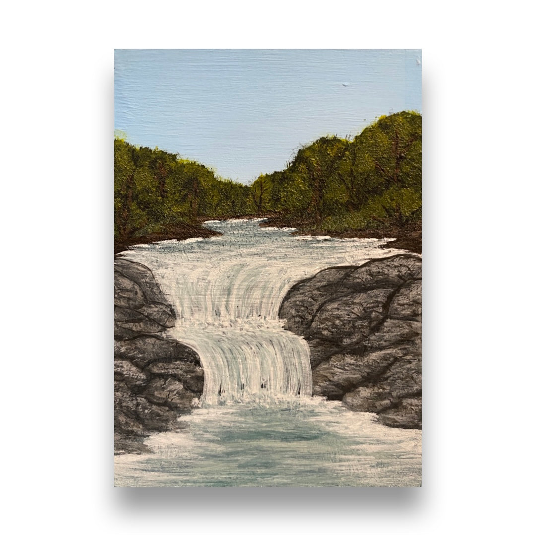 The Constant Rush - Original ACEO Art Card