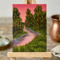 Crimson Creek Canopy - Original ACEO Art Card