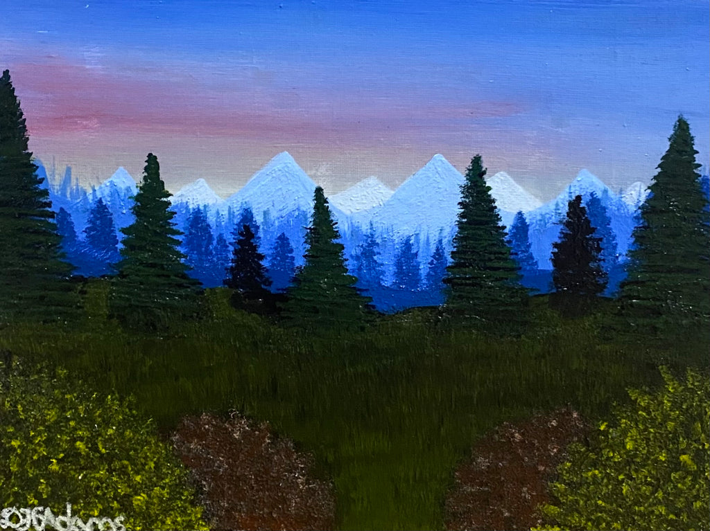 The Blue Ridge Vigil - Original Acrylic Painting