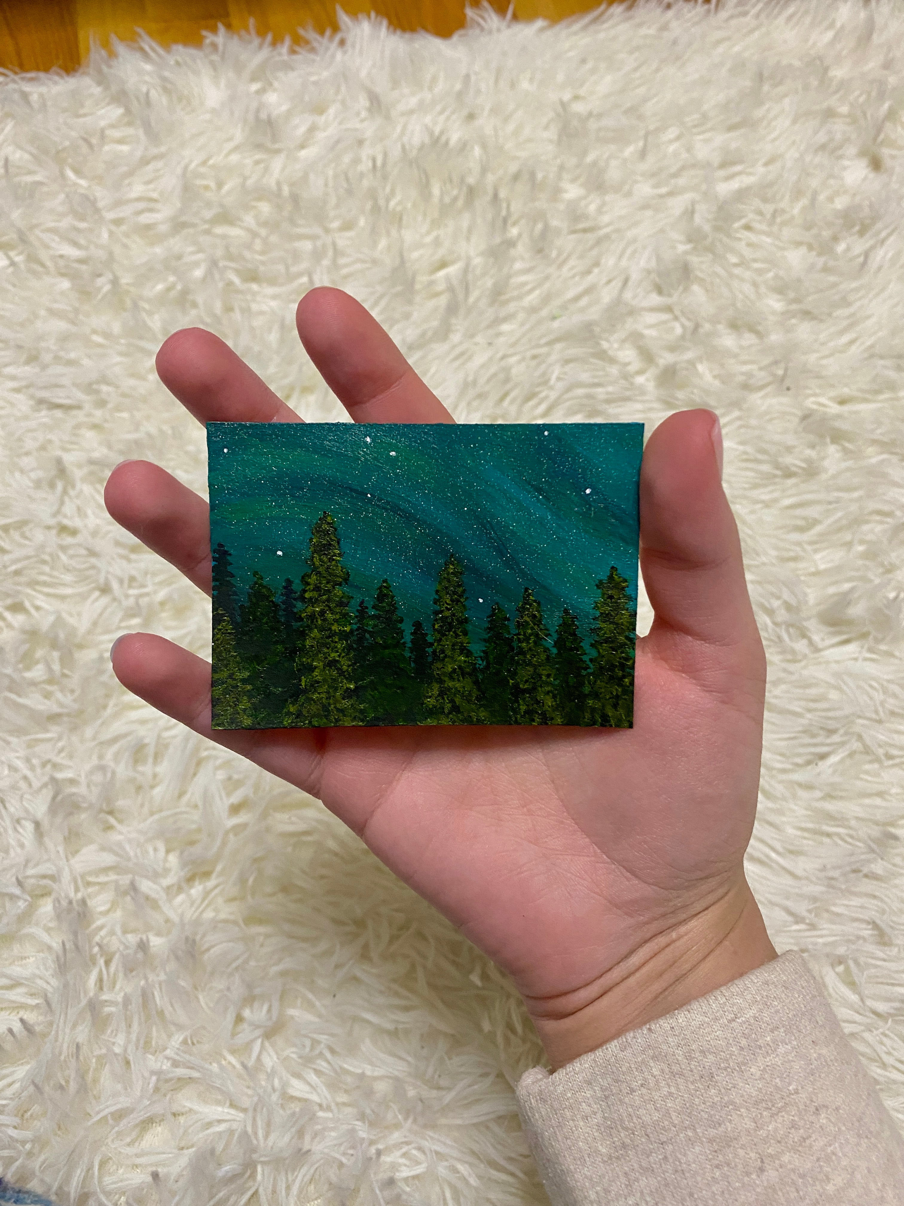 Spectral Solstice - Original ACEO Art Card