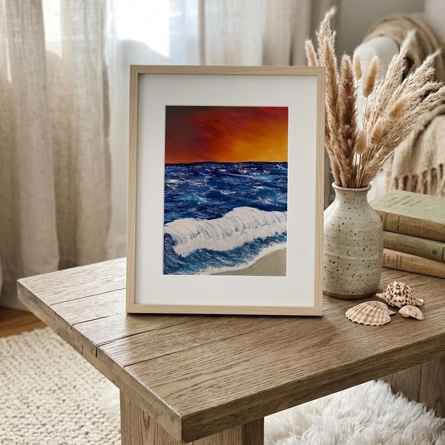 Embers Over the Inlet - Art Print