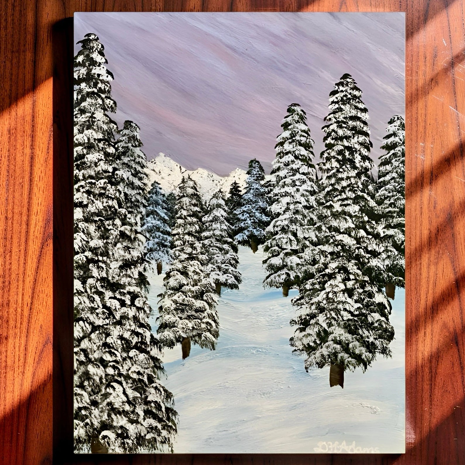 Sub-Zero Silence - Original Acrylic Painting