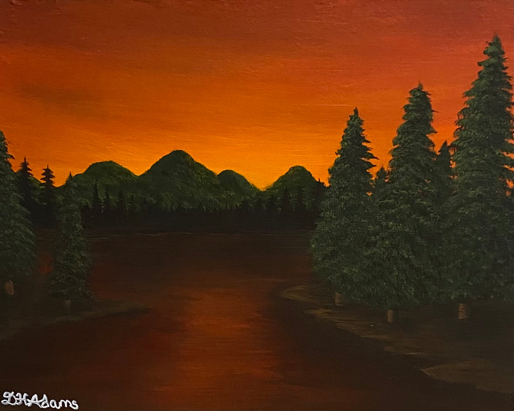 Where the Forest Holds the Fire - Open Edition Art Print