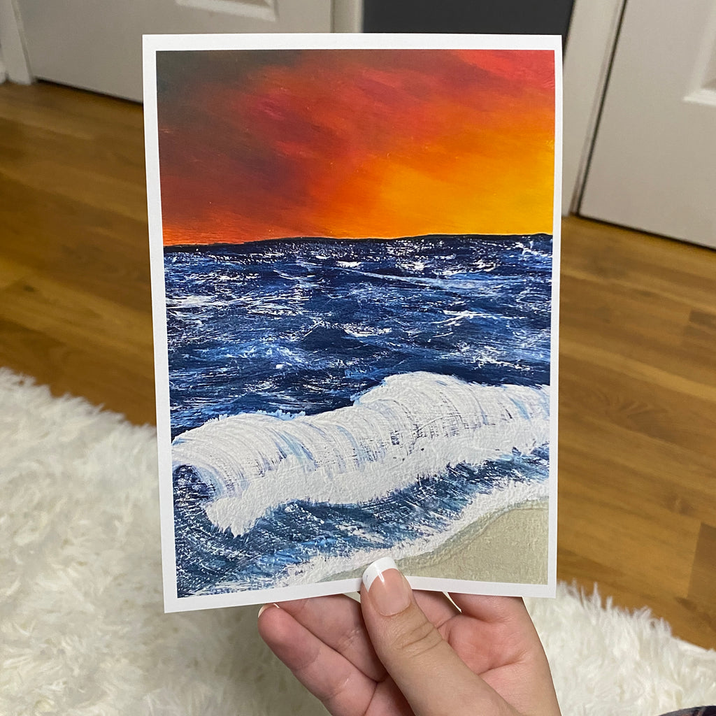 Embers Over the Inlet - Art Print