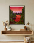 The Crimson Veil - Art Print