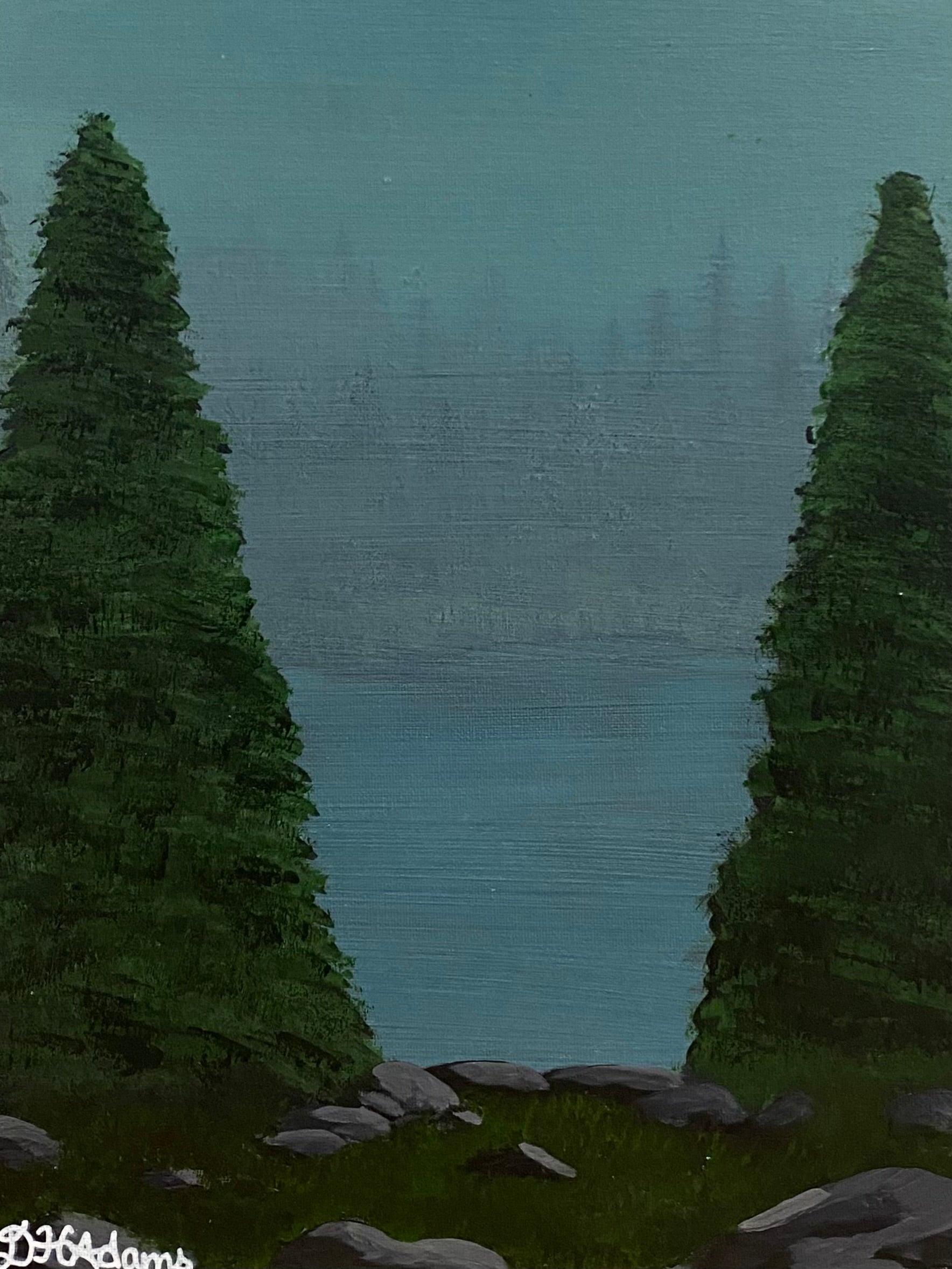 The Forgotten Basin - Original Acrylic Painting