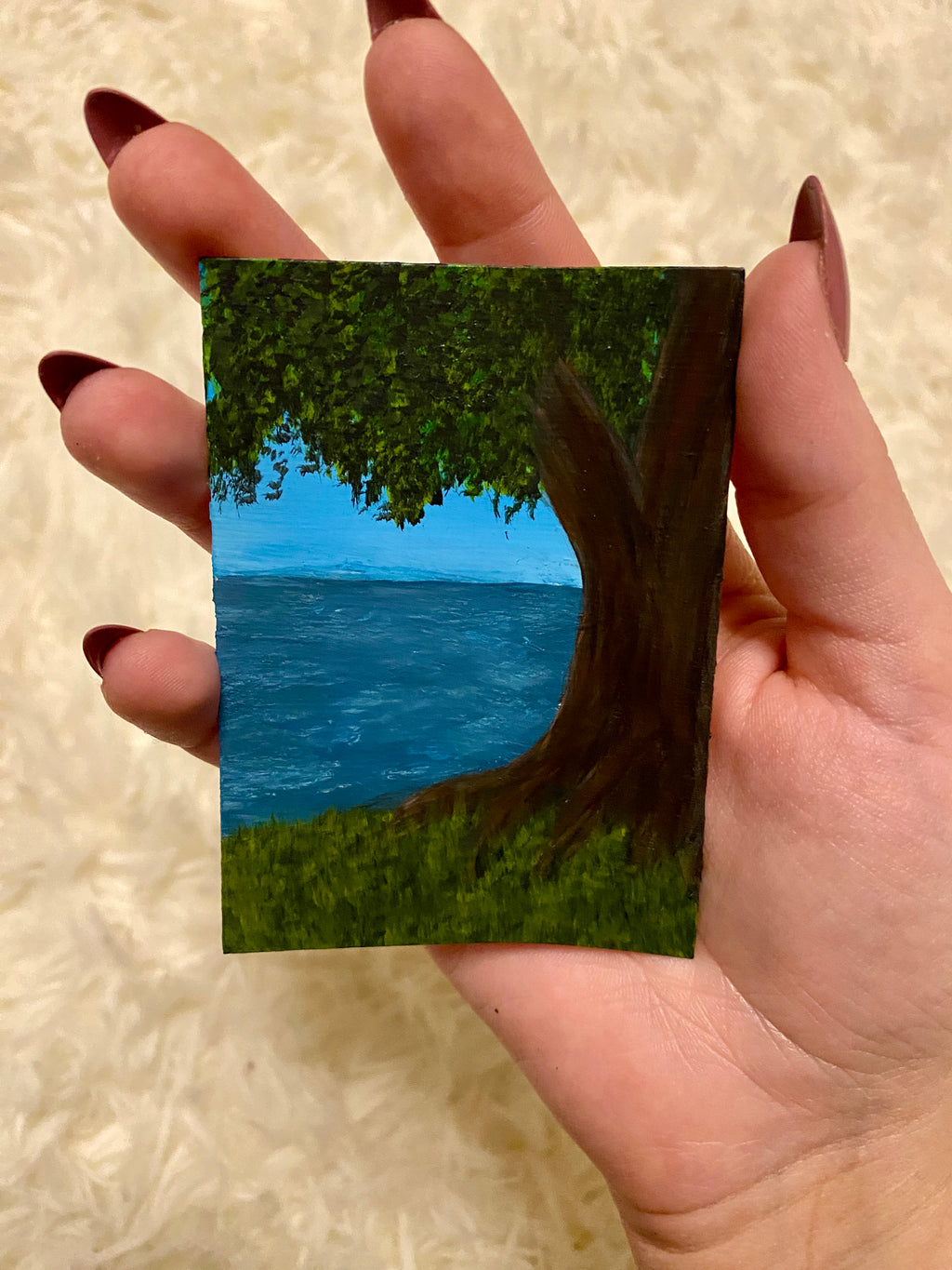 Summer’s Canopy - Original ACEO Art Card