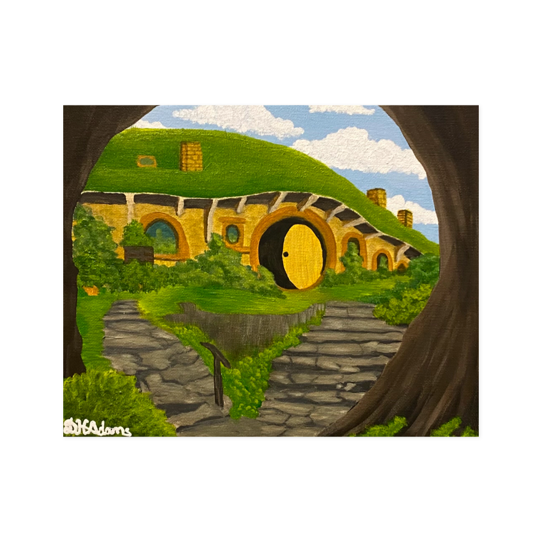 A Humble Hobbit Home - Fine Art Print