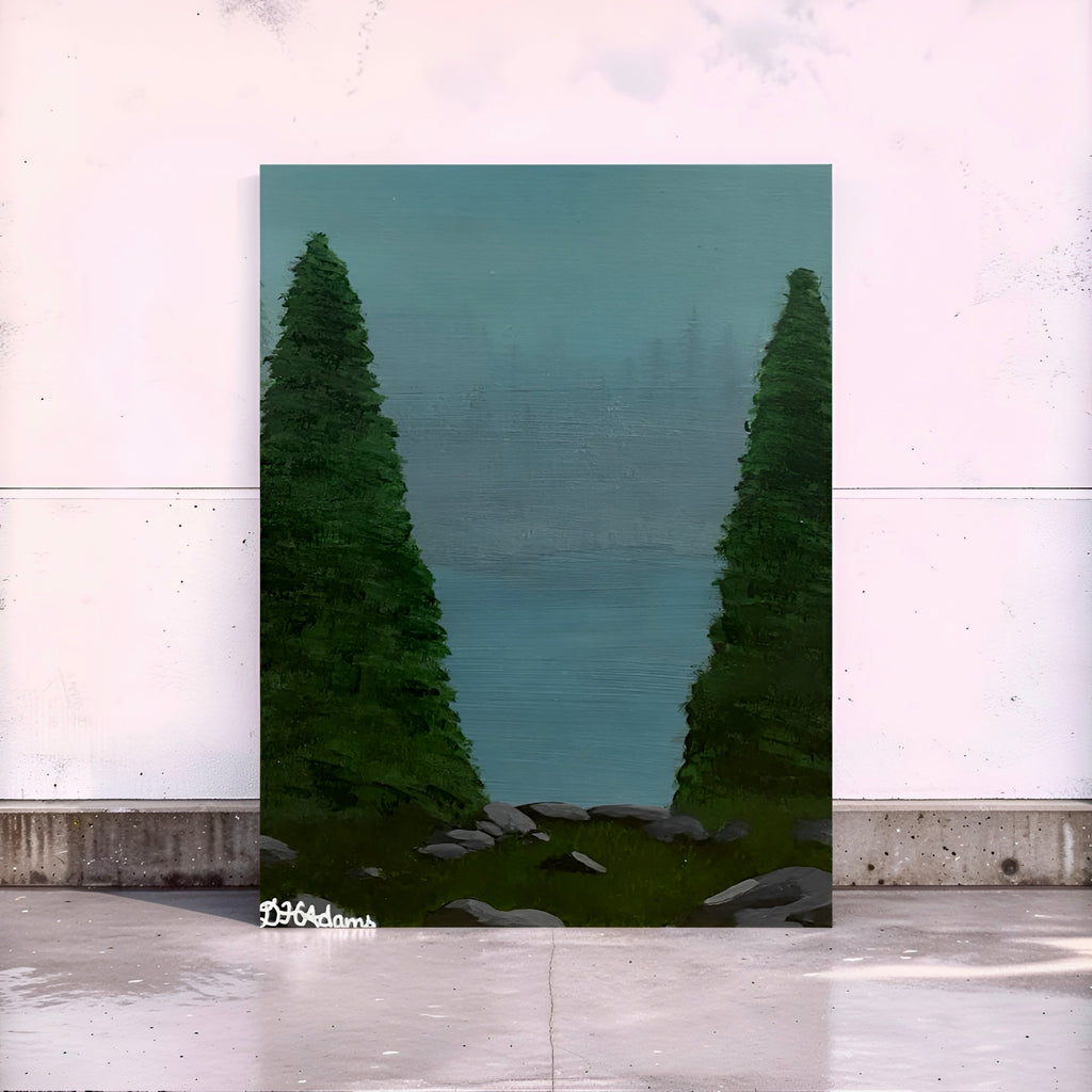 The Forgotten Basin - Original Acrylic Painting