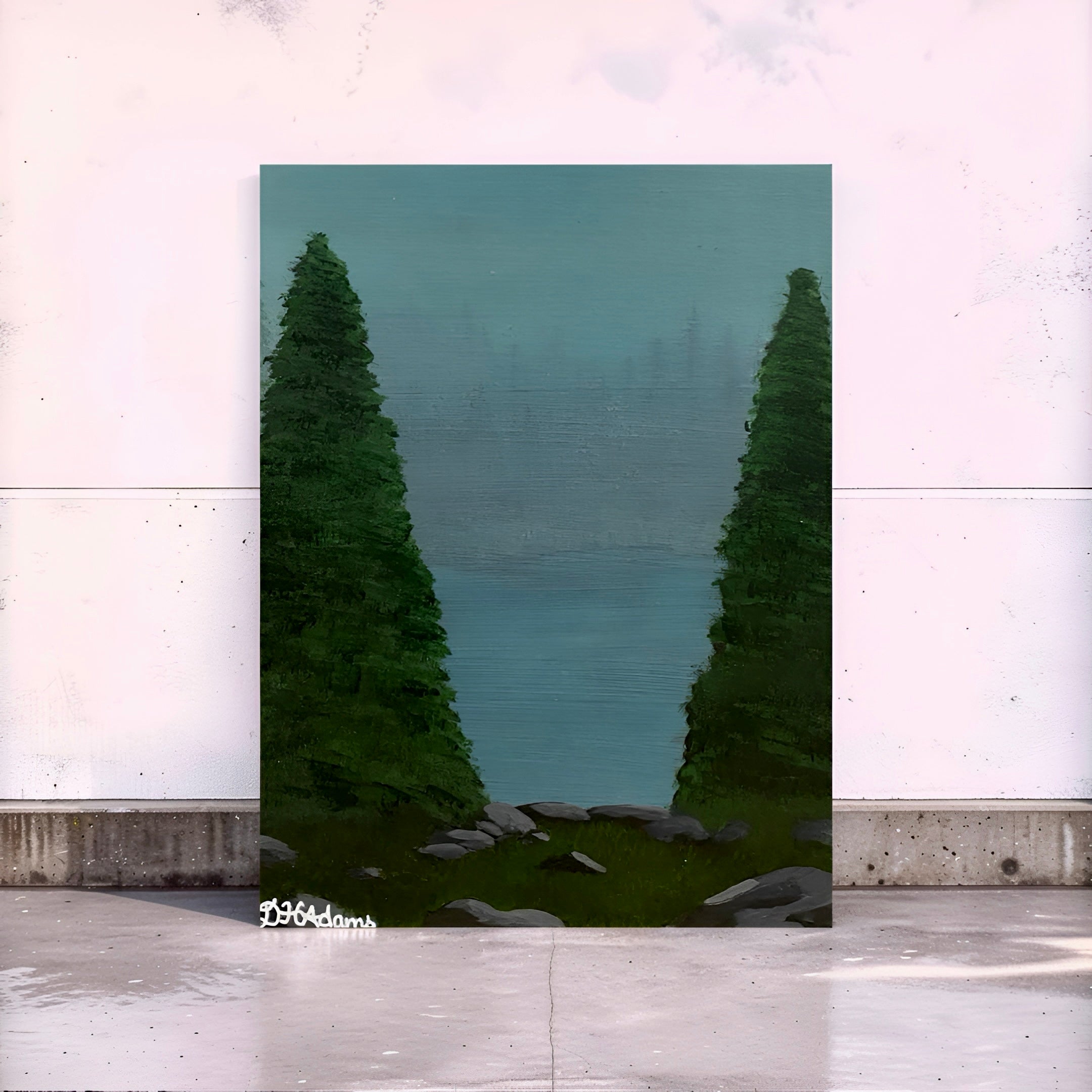 The Forgotten Basin - Original Acrylic Painting