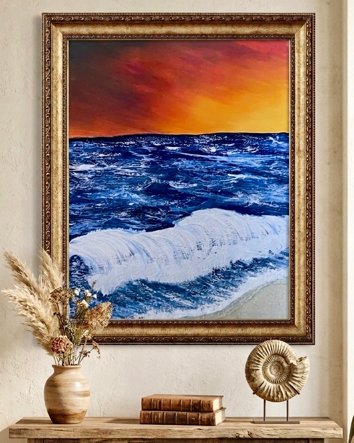 Embers Over the Inlet - Limited Edition Art Print