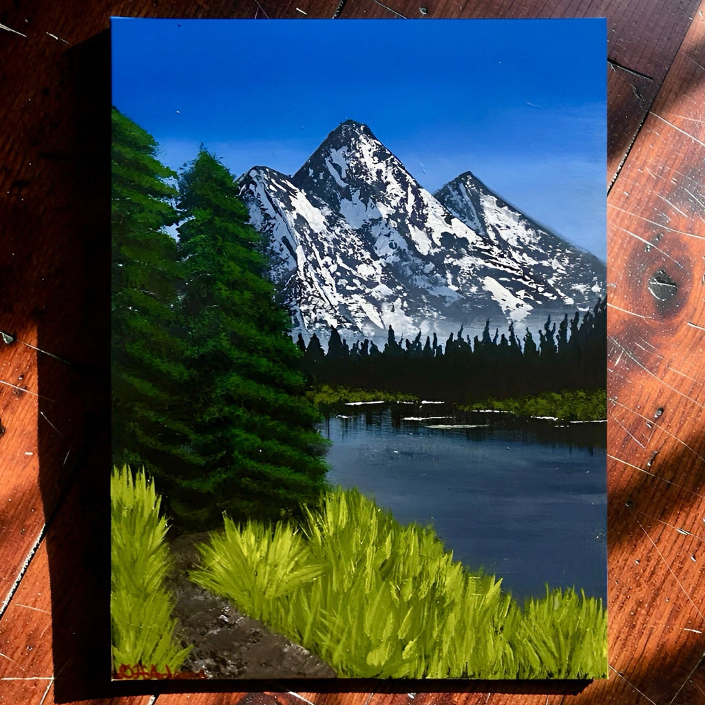 Still Waters, Sleeping Giants - Original Acrylic Painting