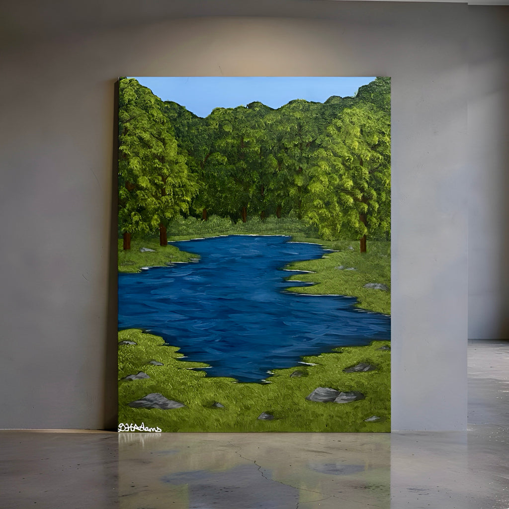 August Afternoon - Original Acrylic Painting