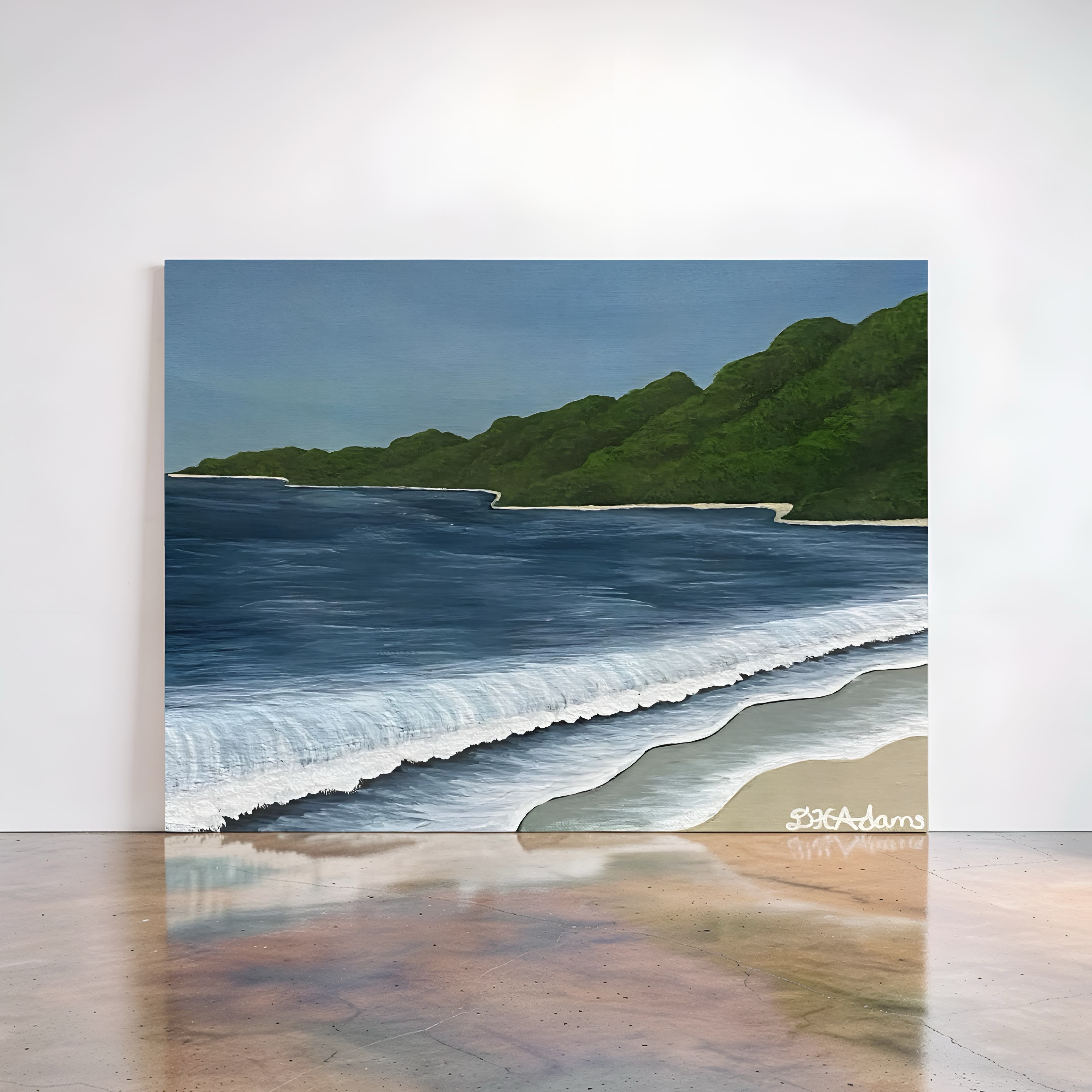 The Shore That Keeps Secrets - Original Acrylic Painting