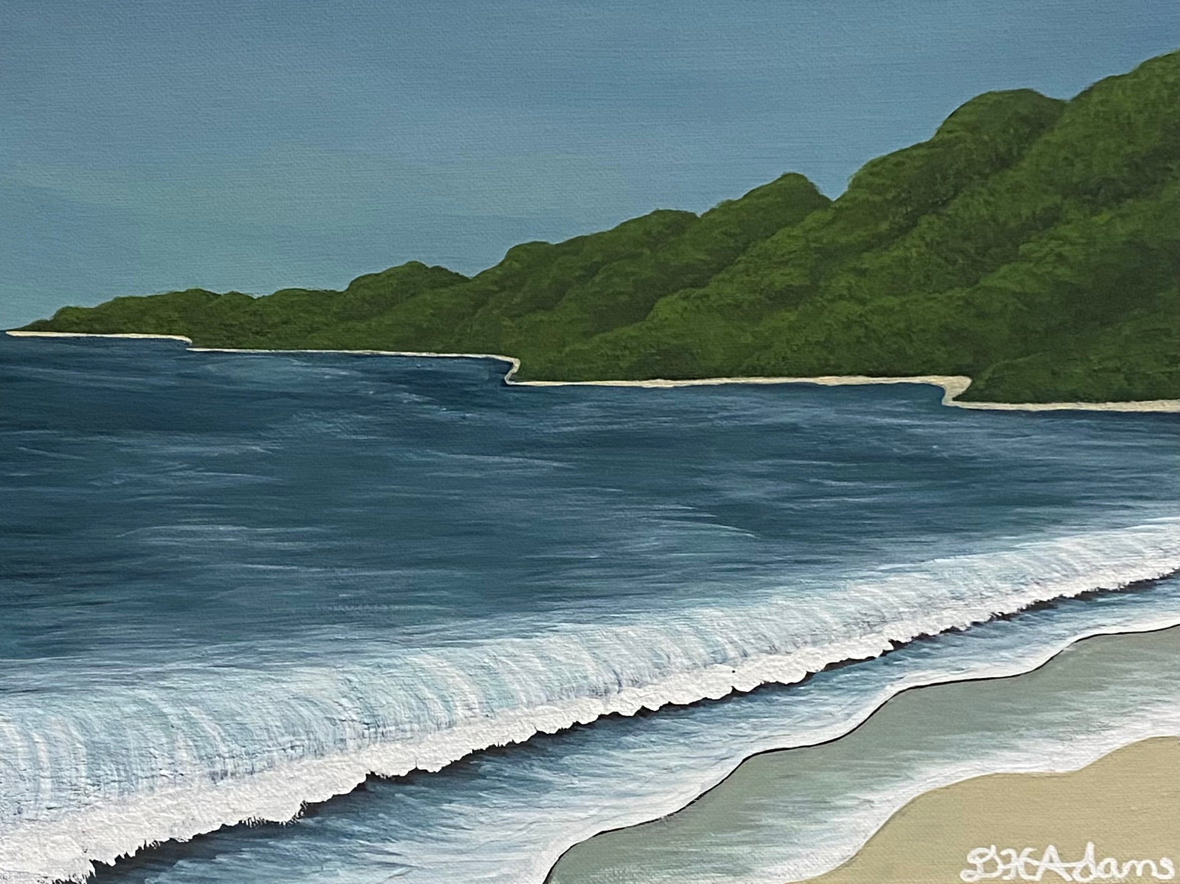 The Shore That Keeps Secrets - Original Acrylic Painting