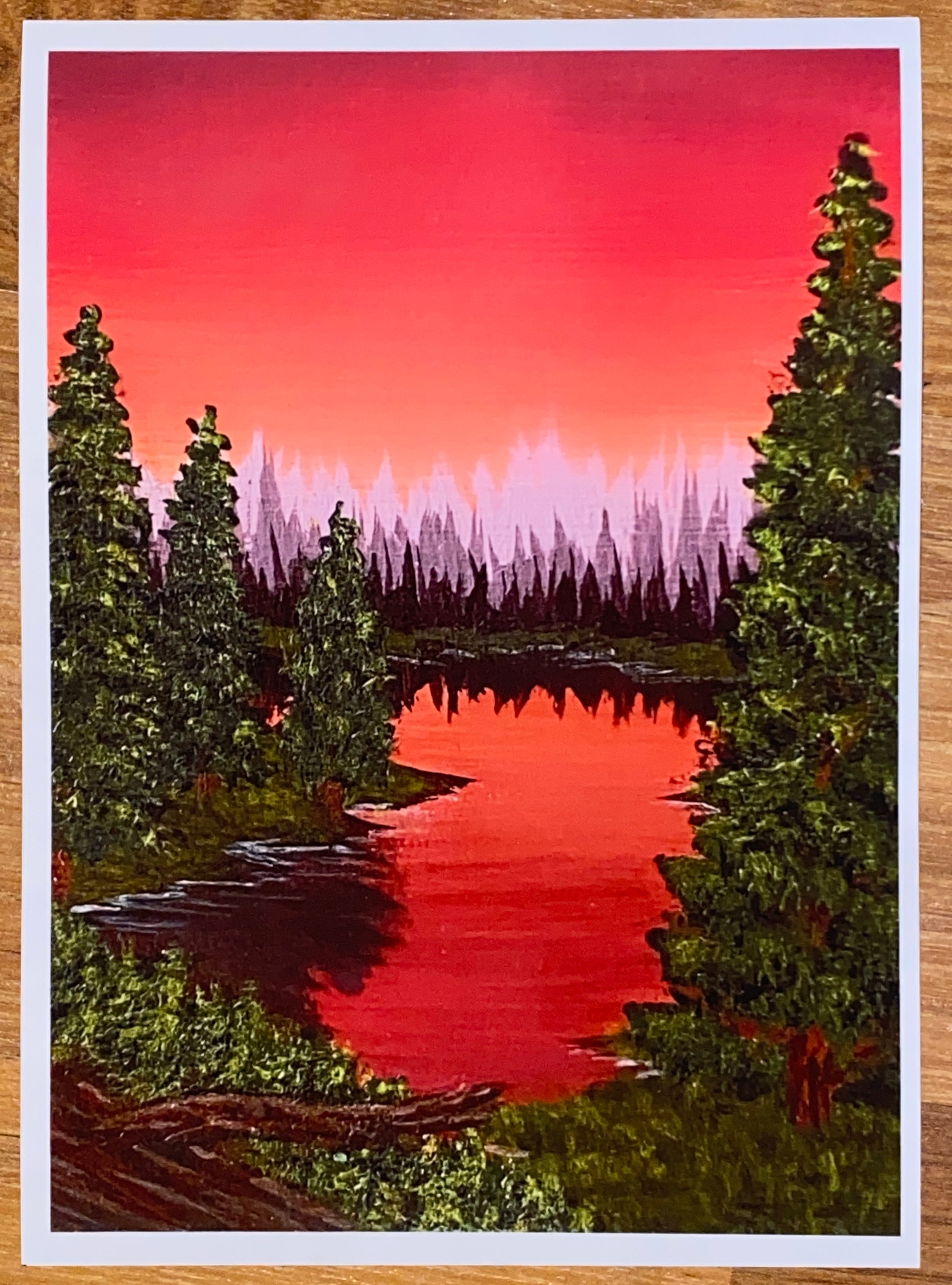 The Crimson Veil - Art Print