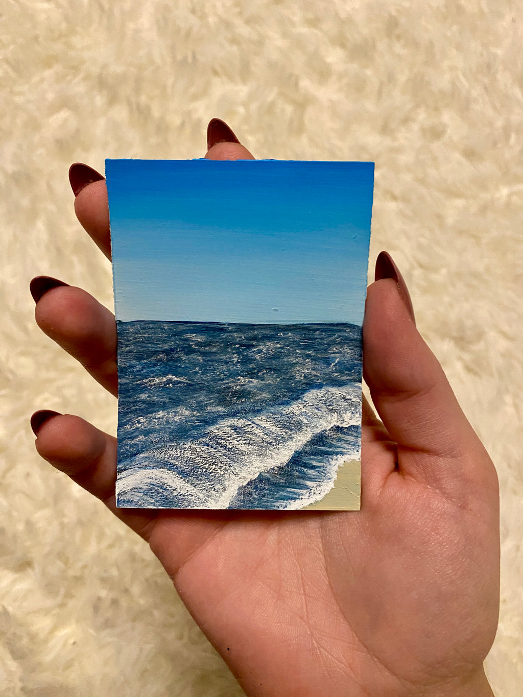 Weight of the Water - Original ACEO Art Card