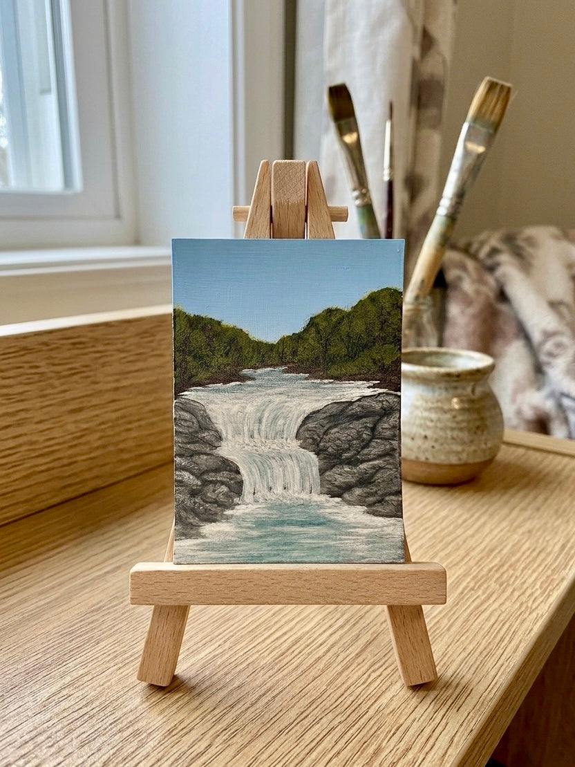 The Constant Rush - Original ACEO Art Card