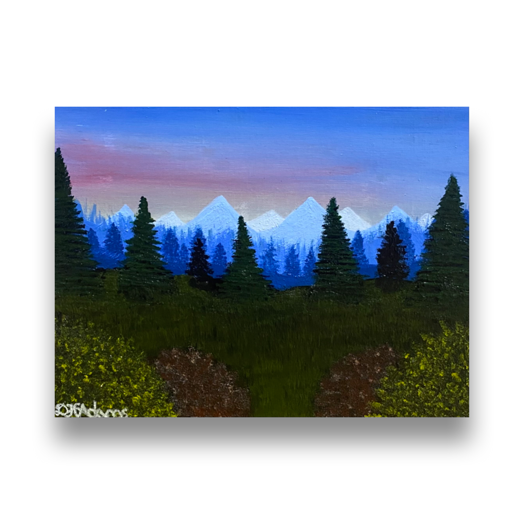 The Blue Ridge Vigil - Original Acrylic Painting