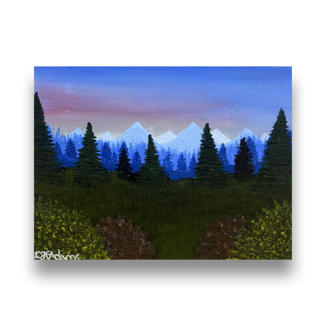 The Blue Ridge Vigil - Original Acrylic Painting
