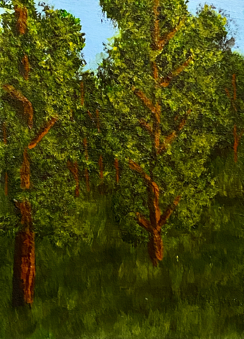 The Secret Thicket - Original ACEO Art Card