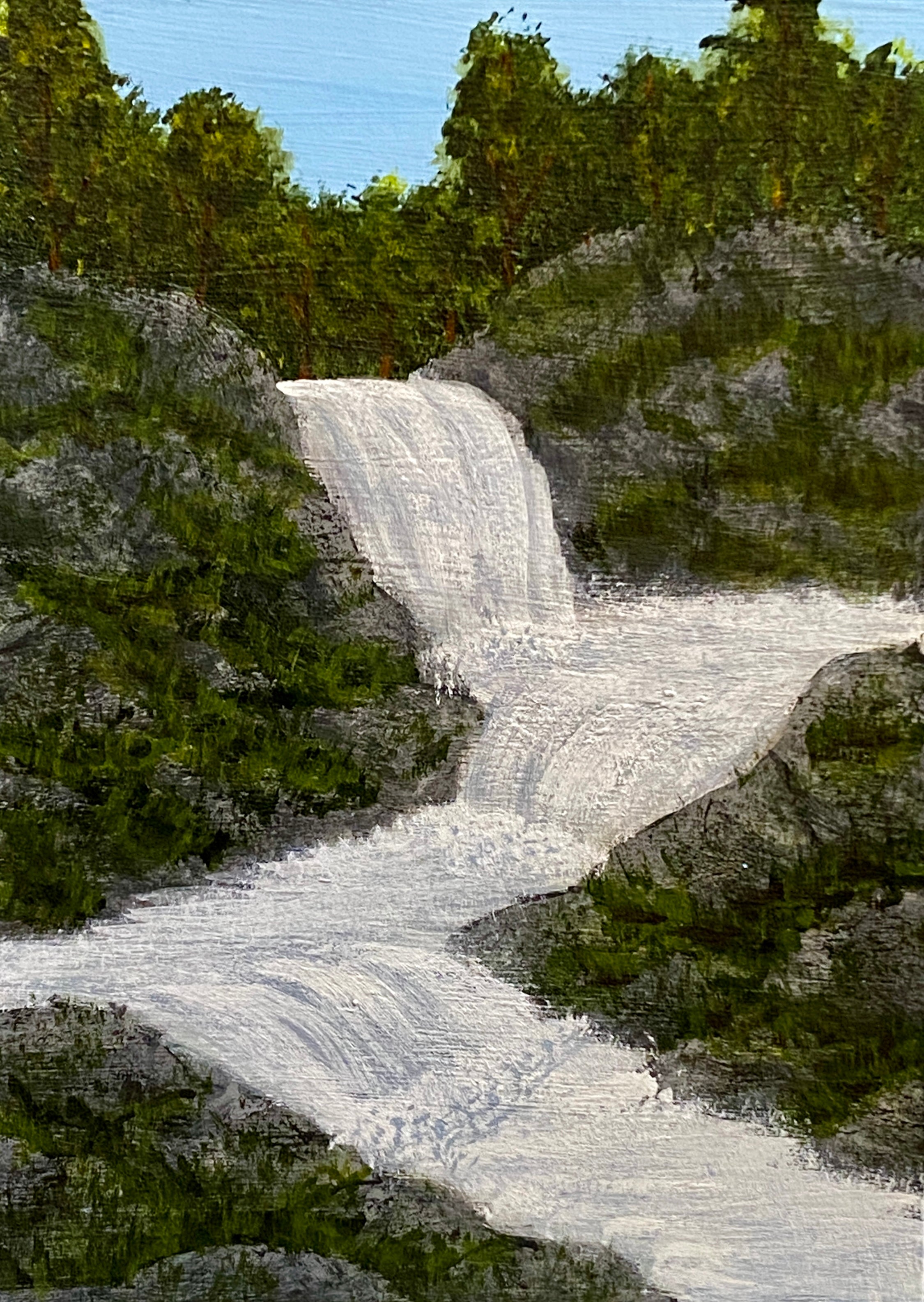 The Torrent’s Roar - Original ACEO Art Card