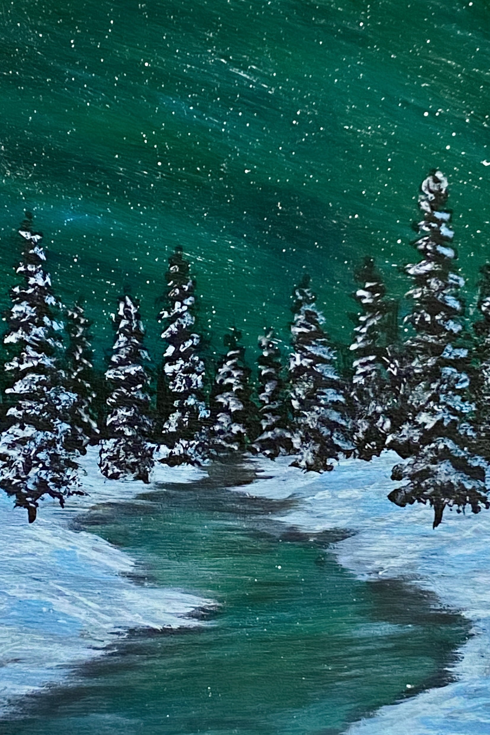 Deep Freeze Divinity - Original ACEO Art Card