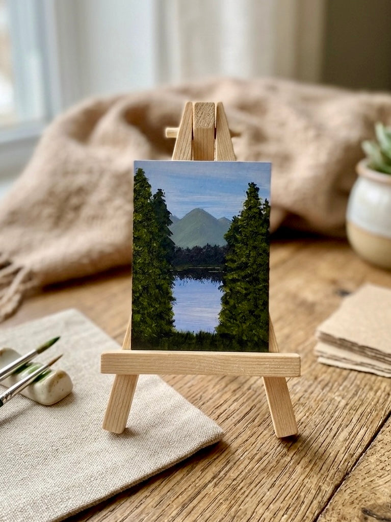 Solace in the Trees - Original ACEO Art Card