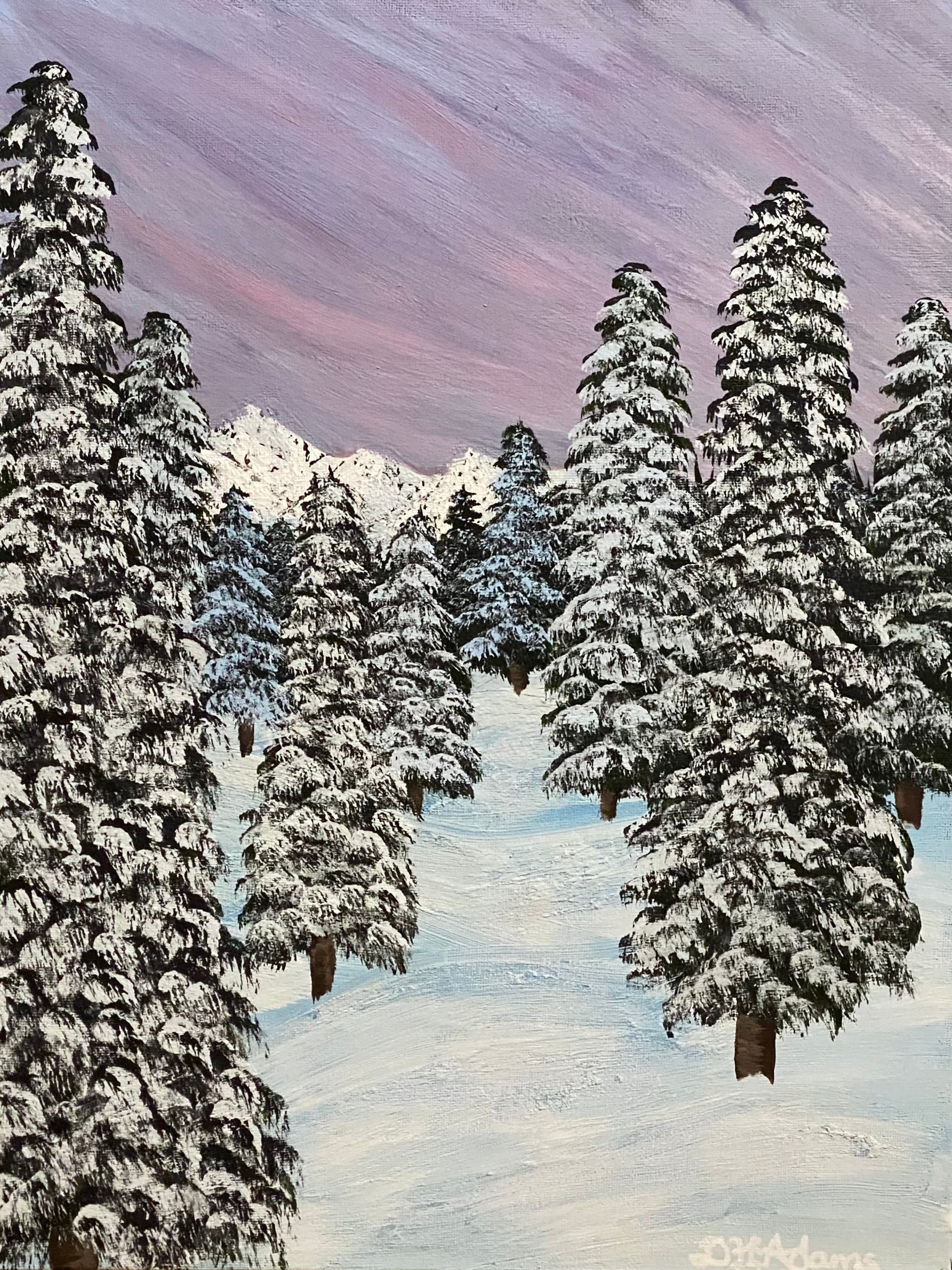Sub-Zero Silence - Original Acrylic Painting