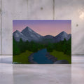 Twilight’s Quiet Descent - Original Acrylic Painting