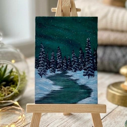 Deep Freeze Divinity - Original ACEO Art Card