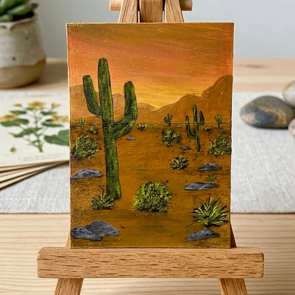 Hymn of the Searing Sky - Original ACEO Art Card