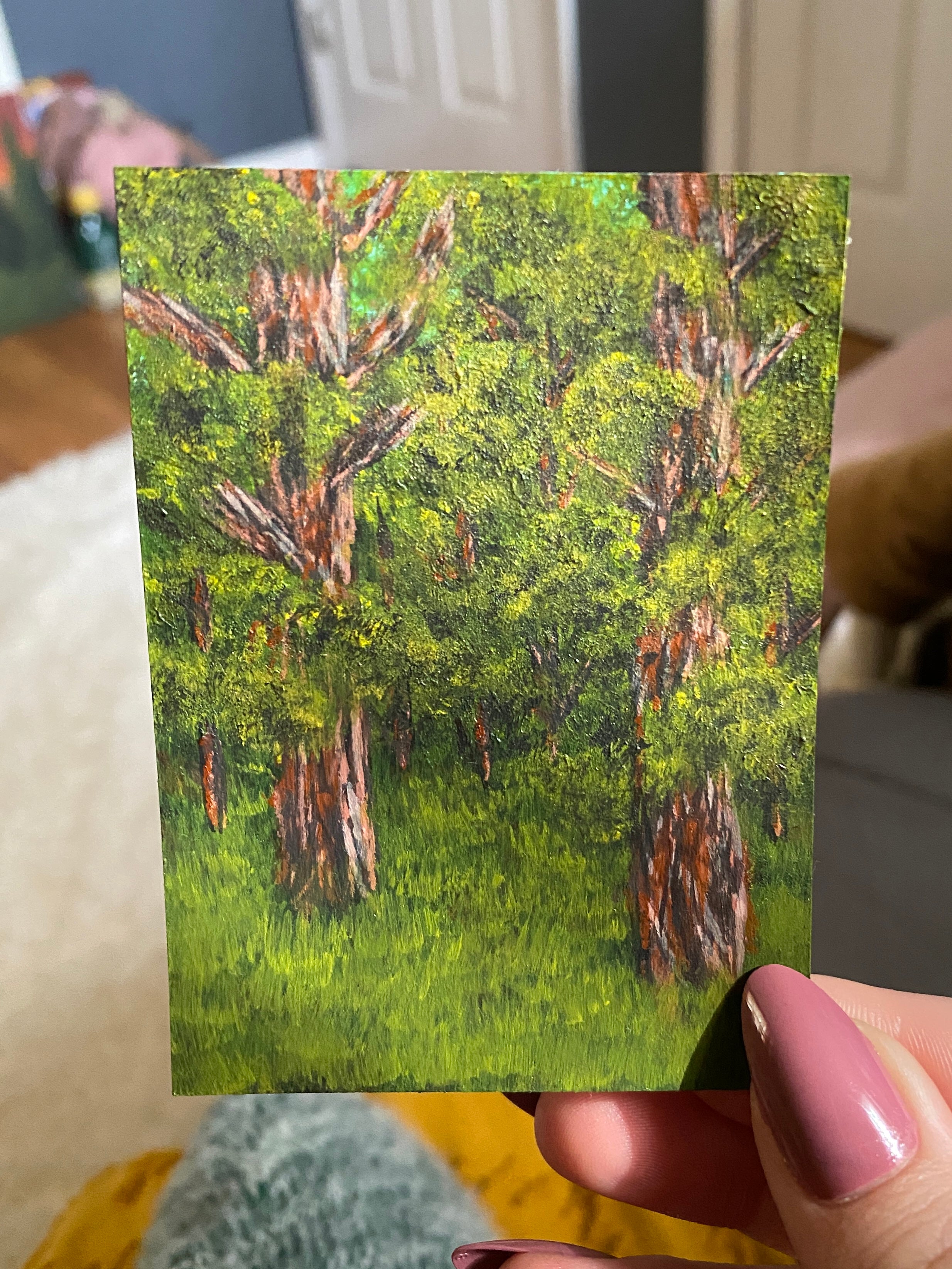 Hidden Hollow - Original ACEO Art Card