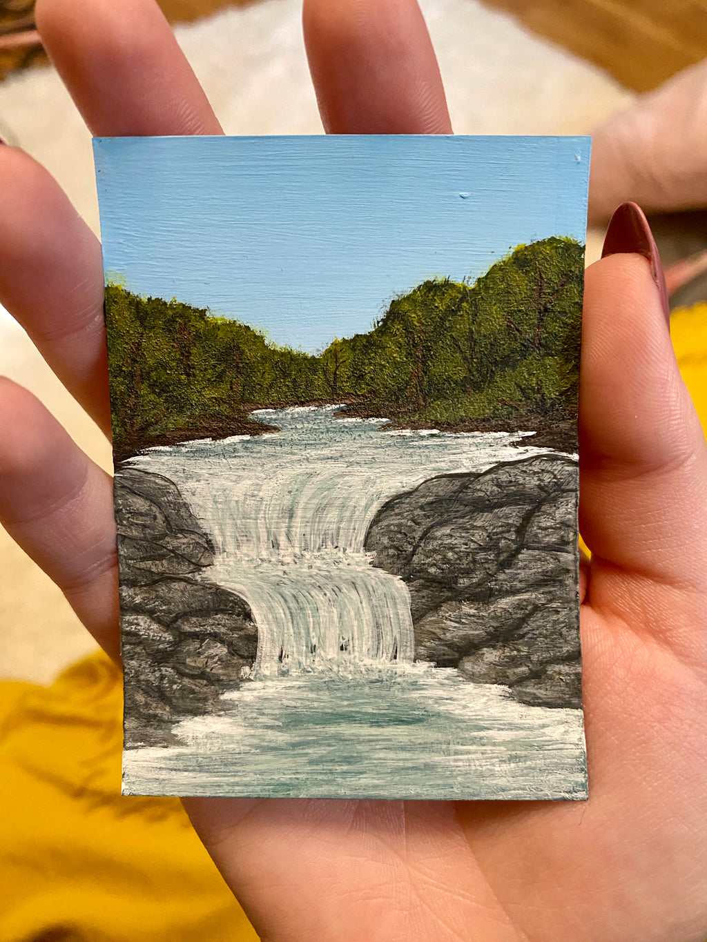 The Constant Rush - Original ACEO Art Card
