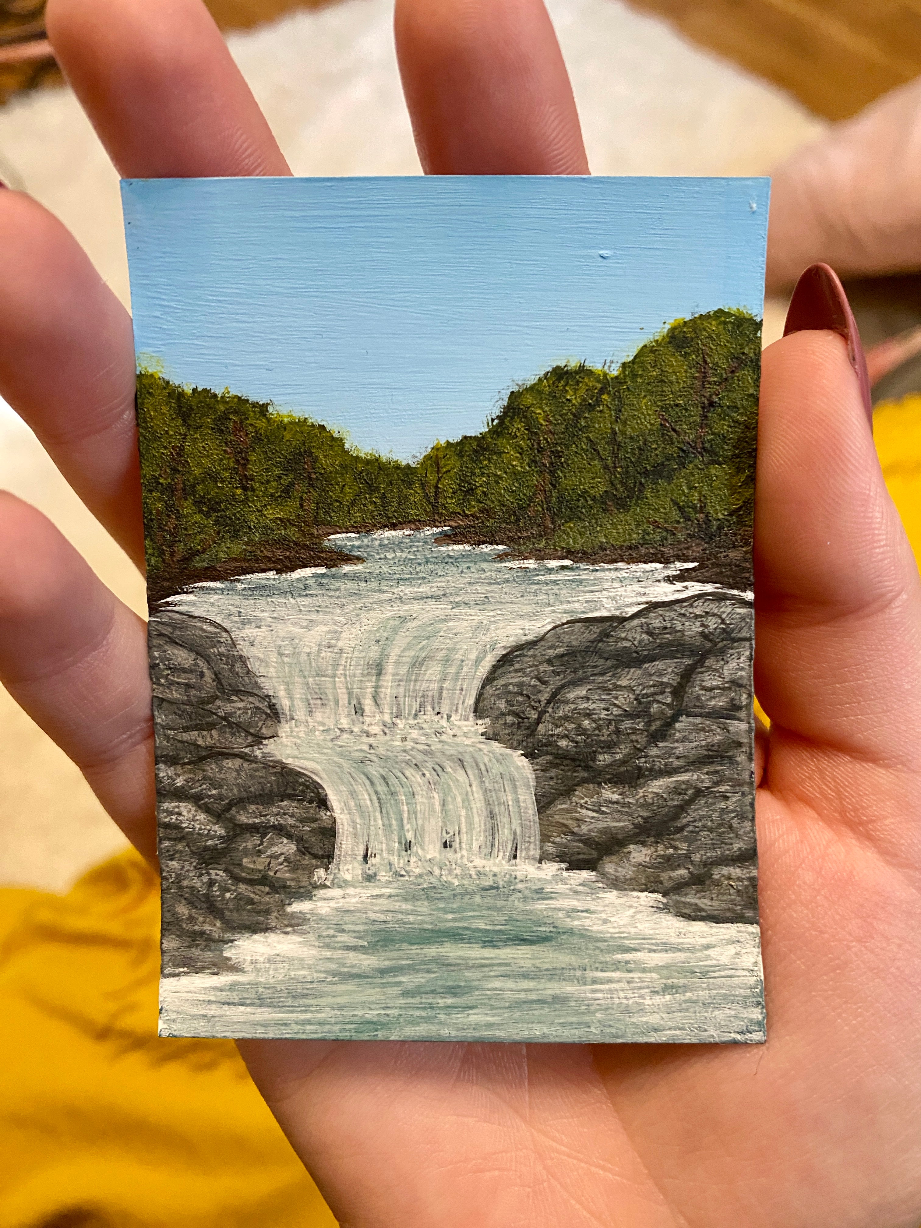 The Constant Rush - Original ACEO Art Card