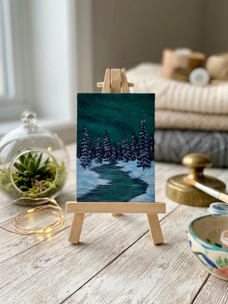 Deep Freeze Divinity - Original ACEO Art Card