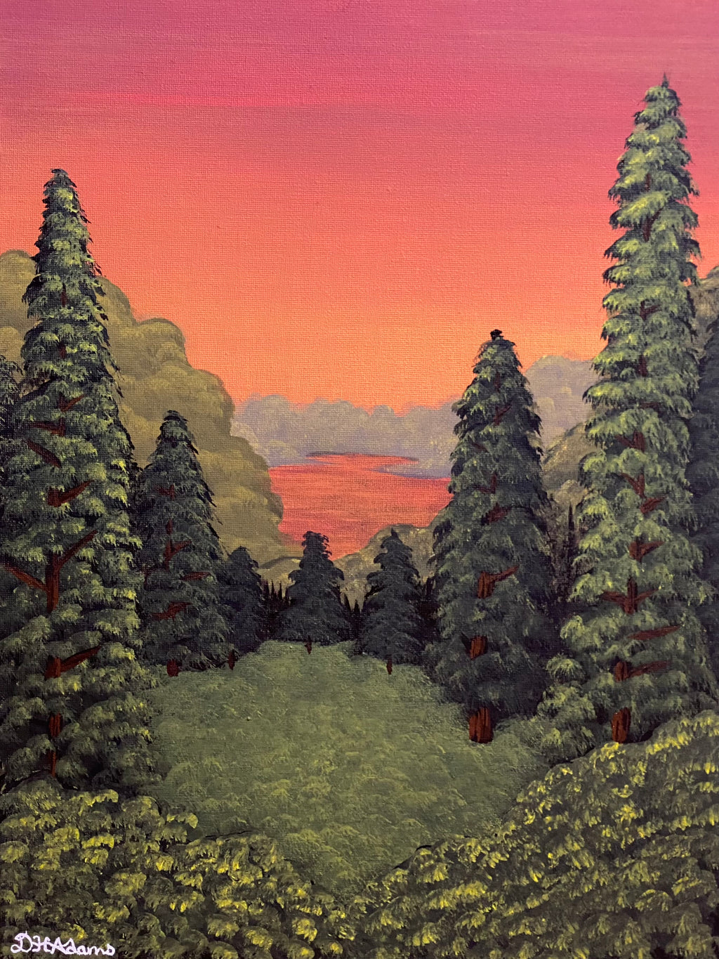 A Clearing No One Remembers - Original Acrylic Painting