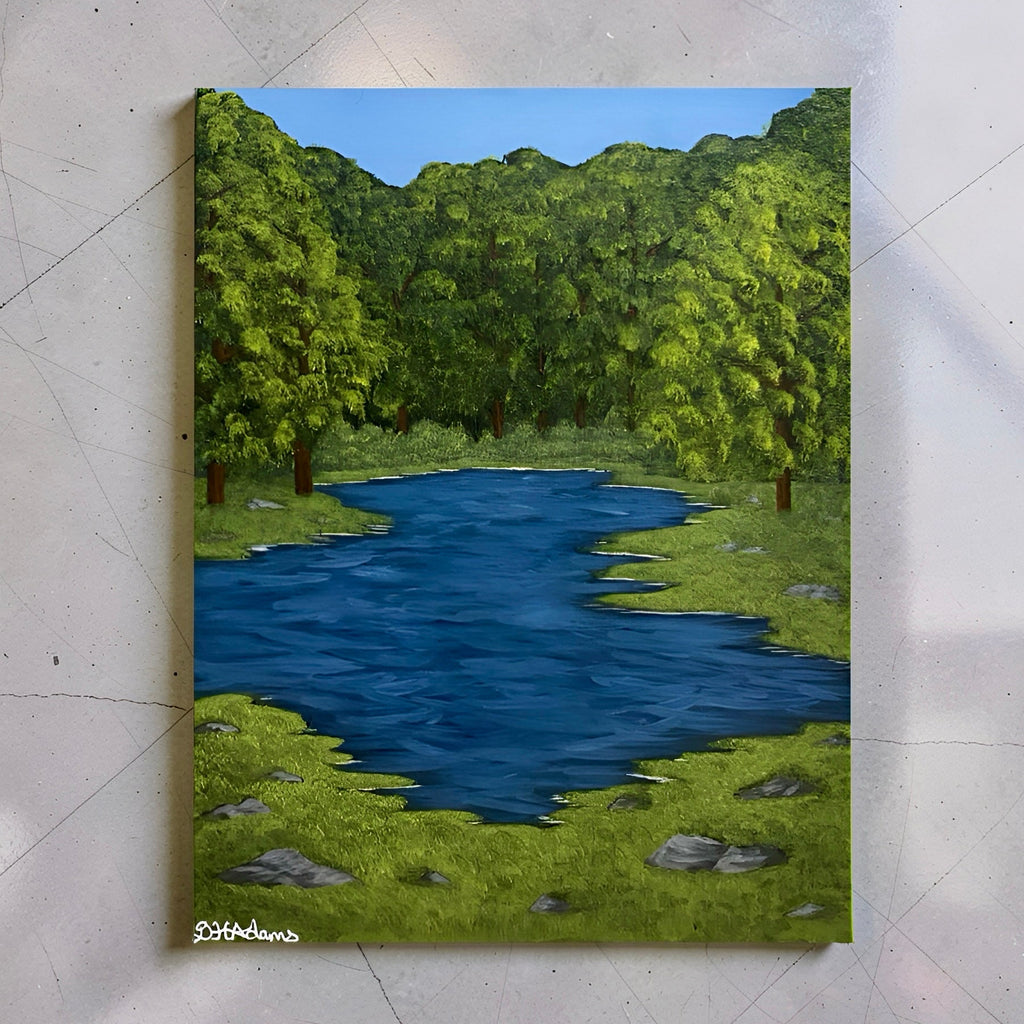 August Afternoon - Original Acrylic Painting