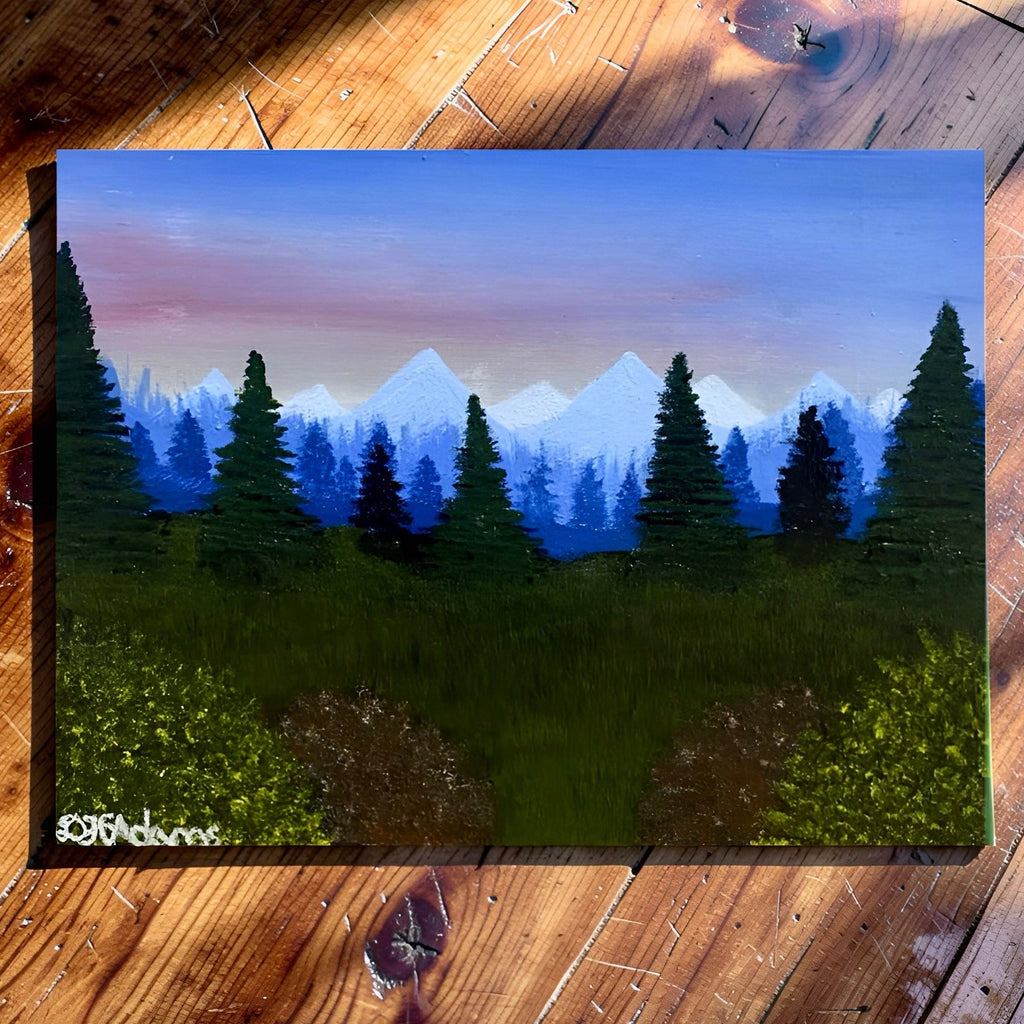 The Blue Ridge Vigil - Original Acrylic Painting