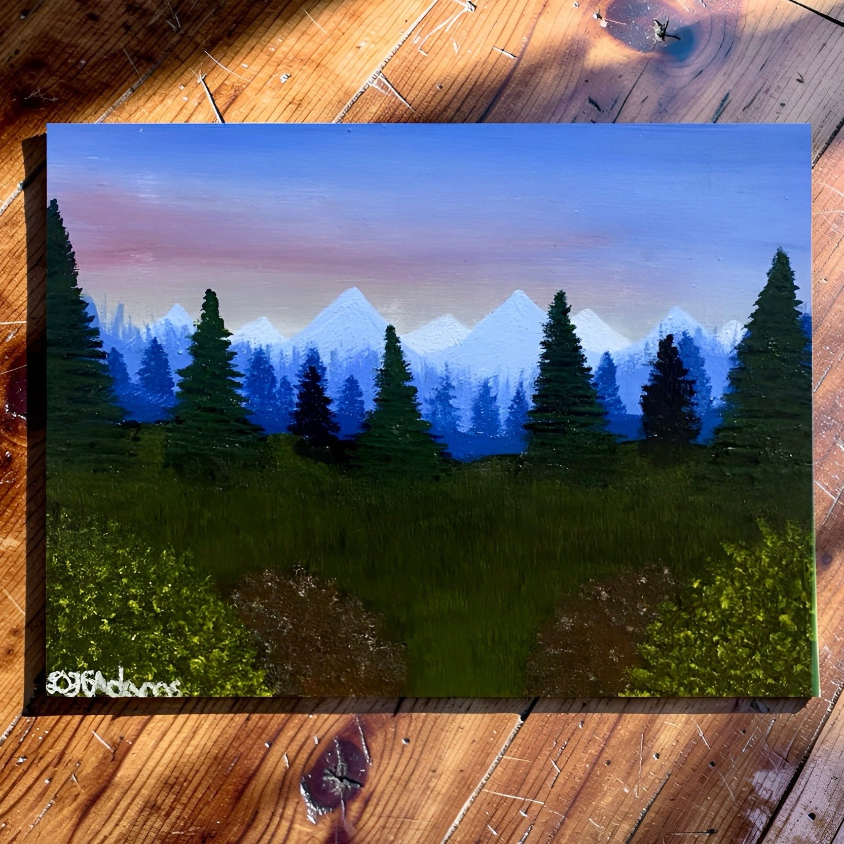 The Blue Ridge Vigil - Original Acrylic Painting