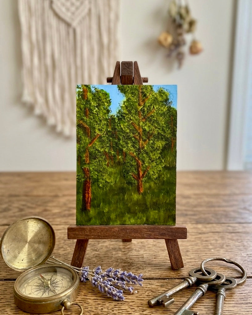 The Secret Thicket - Original ACEO Art Card
